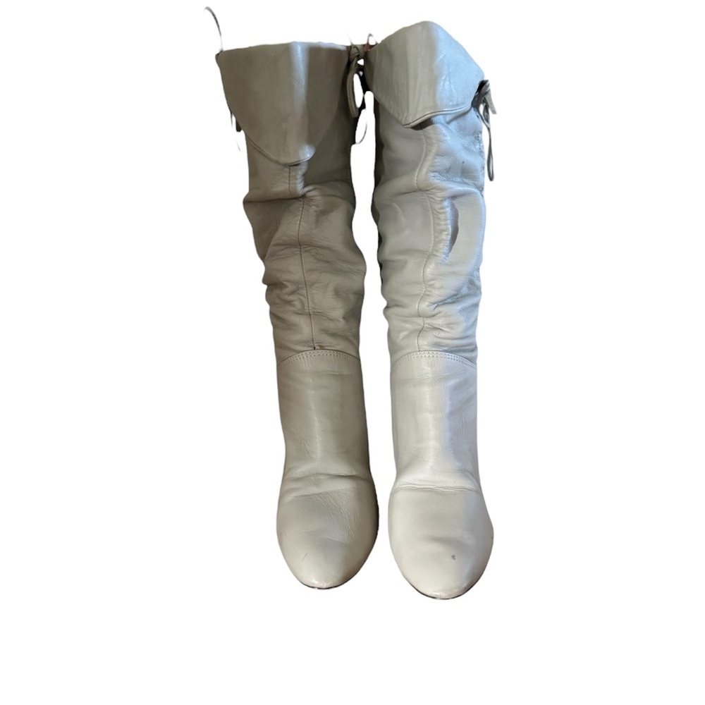 Women's 9 West Winter White Boots, Size 8-1/2 M